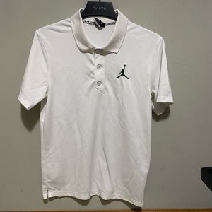 White Jordan Polo size S.